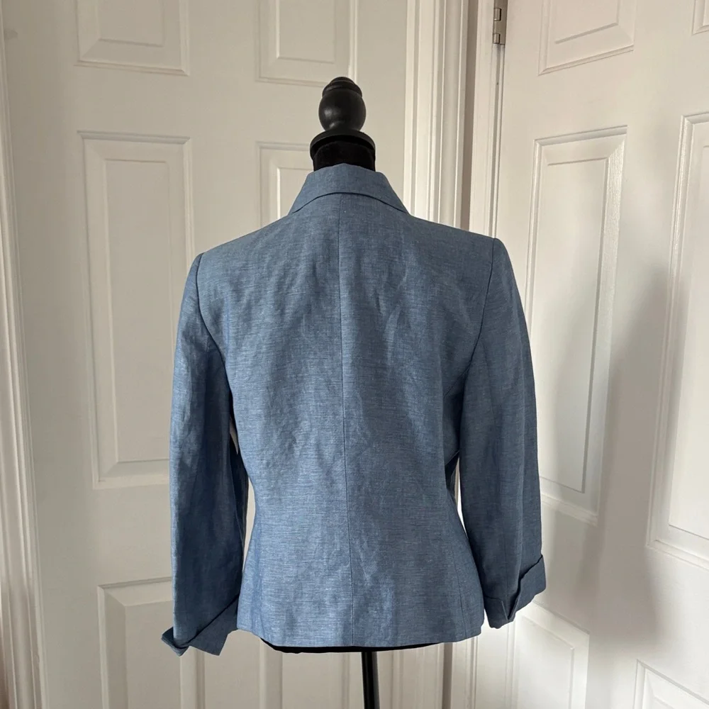 Judith Hart Linen Blend Tailored Blazer - Picture 5 of 14